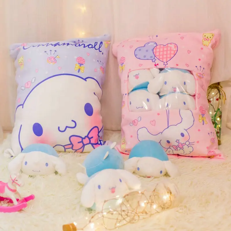 Anime Cinnamoroll Stuffed Melody Rabbit Design Small Cushion