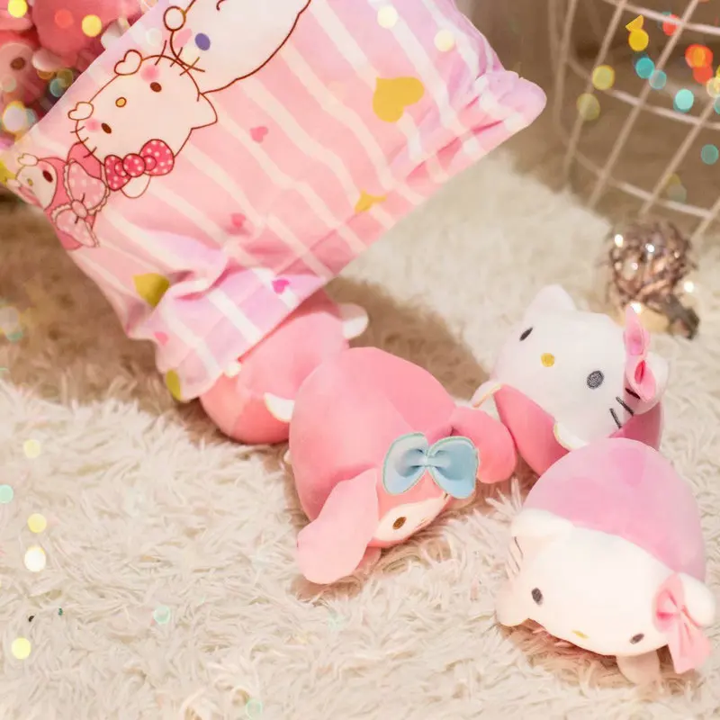 Anime Cinnamoroll Stuffed Melody Rabbit Design Small Cushion