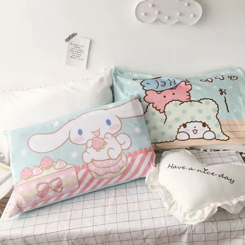 Cartoon Cinnamoroll Soft Plush Pillowcase 