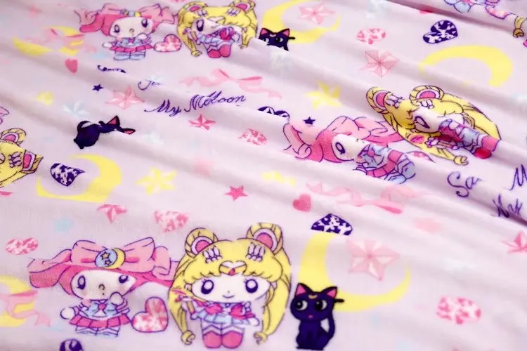 Moon Luna Twins Star Duffy Gudetama Anpanman Pillow Bed Sheet Cover