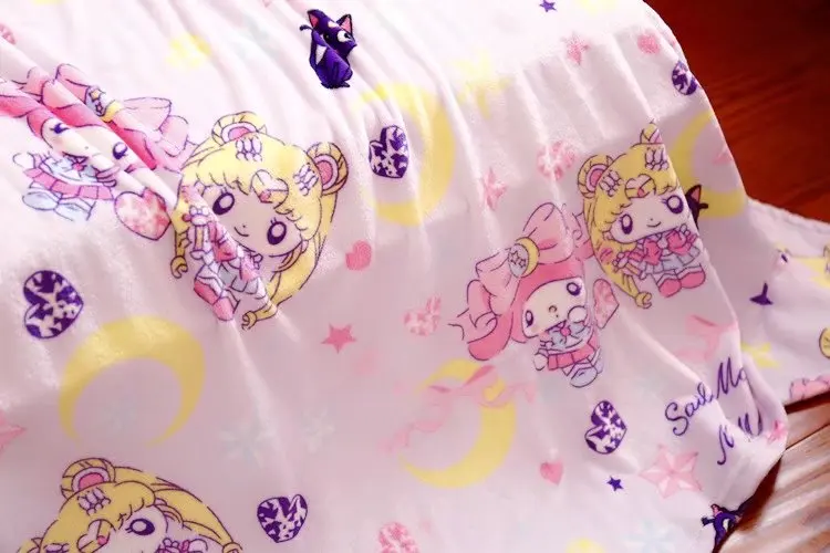 Moon Luna Twins Star Duffy Gudetama Anpanman Pillow Bed Sheet Cover