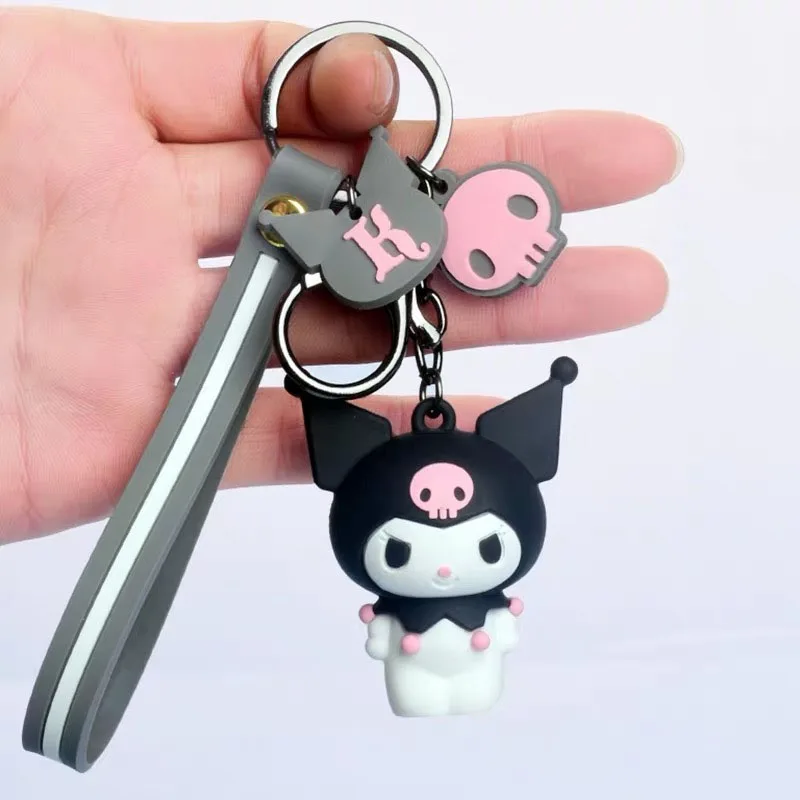 My Melody Cinnamoroll Sanrio Series fur Ball Keychain