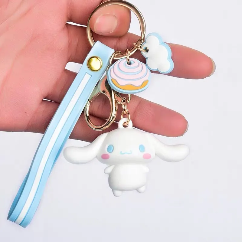 Cartoon Design Cinnamoroll Dog Bag KeyChain