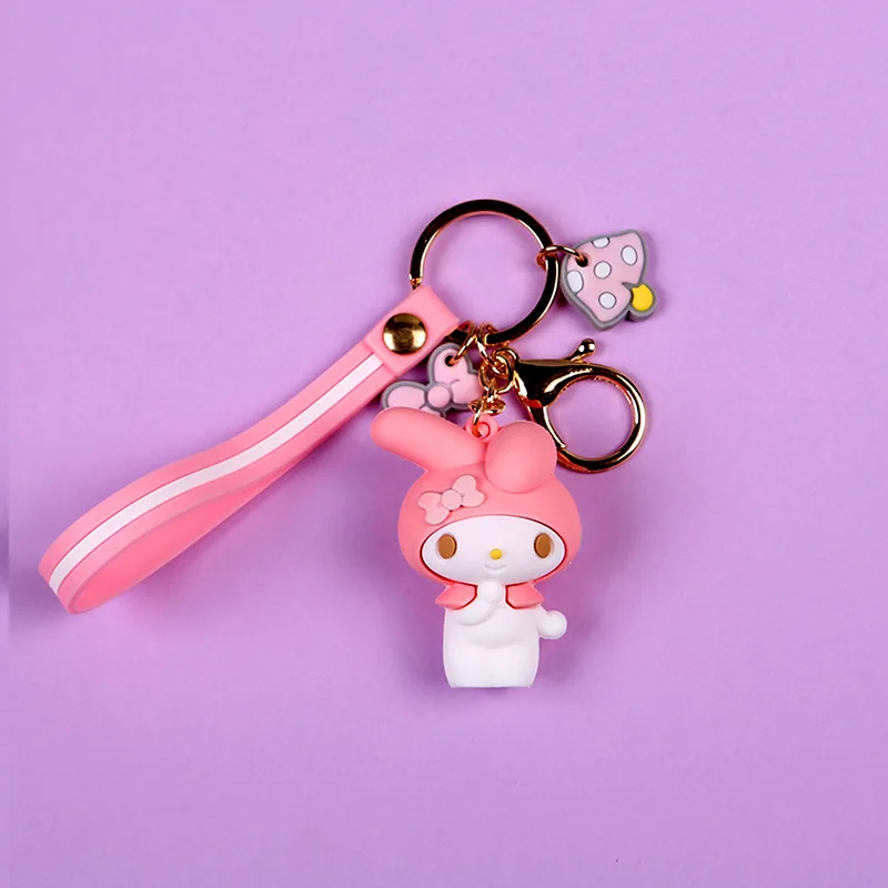 Cartoon Melody Cinnamoroll Doll Keychain Cartoon Melody Cinnamoroll Doll Keychain