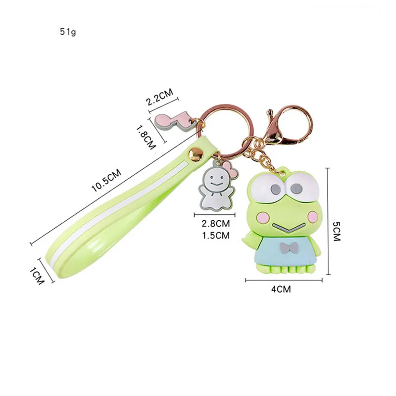 Cartoon Cinnamoroll Dog Keychain