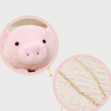 Kawaii Pig Shape Soft Handbag Kawaii Pig Shape Soft Handbag