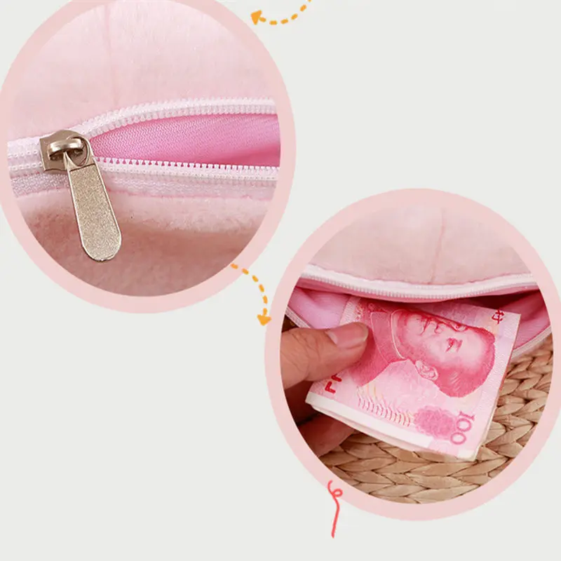 Kawaii Pig Shape Soft Handbag
