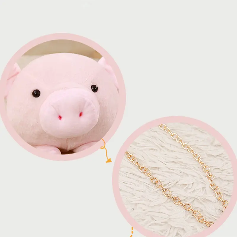 Kawaii Pig Shape Soft Handbag
