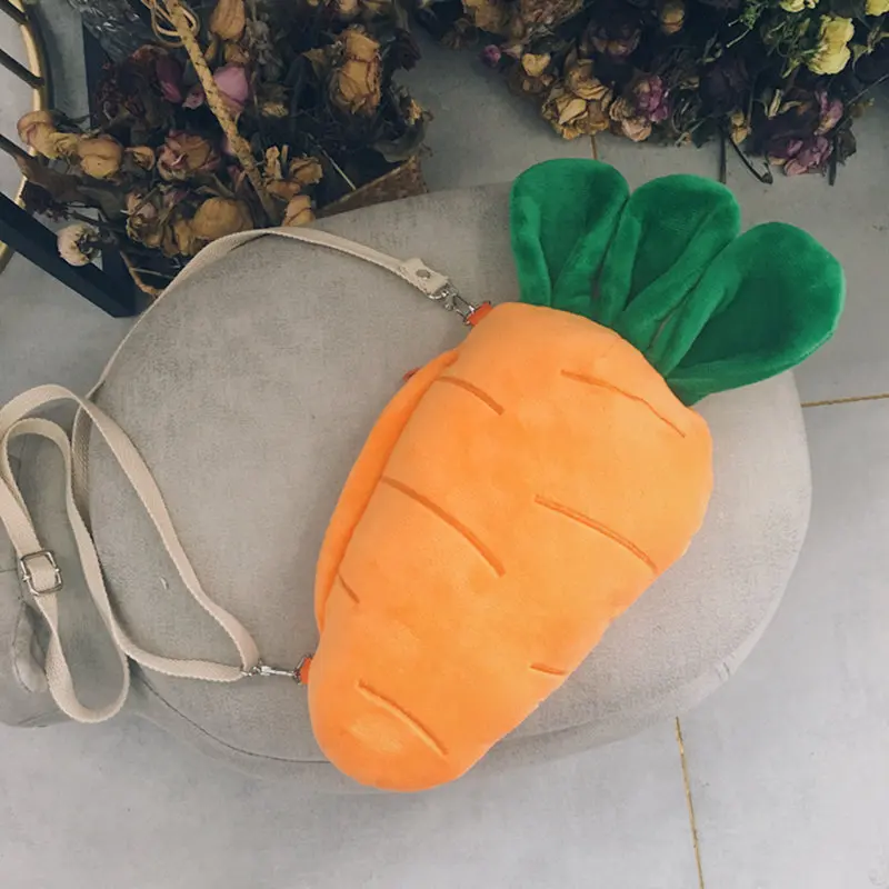 Kawaii Carrot Cartoon Design Bag/Purse