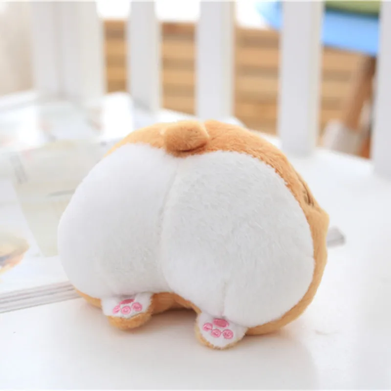 Soft Stuffed Plush Corgi Bottom Kawaii Kids Coin Purse