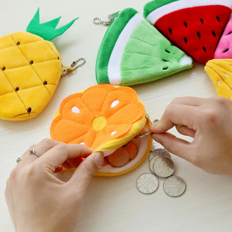 Kawaii Fruit Watermelon/Pineapple Shape Coin Purse Kawaii Fruit Watermelon/Pineapple Shape Coin Purse
