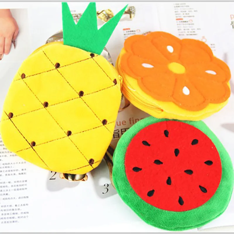Kawaii Fruit Watermelon/Pineapple Shape Coin Purse Kawaii Fruit Watermelon/Pineapple Shape Coin Purse