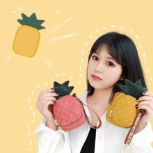 Fruit Pineapple & Strawberry Shaped Pencil Case Bag And Also Cosmetic Coin Holder Wallet Fruit Pineapple & Strawberry Shaped Pencil Case Bag And Also Cosmetic Coin Holder Wallet