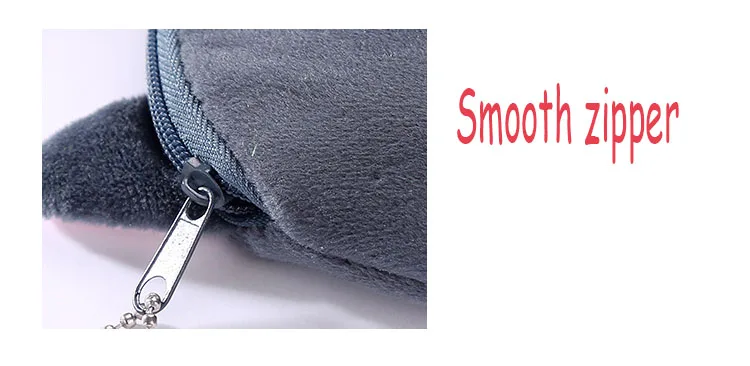 Cat Cartoon Pocket Purse Plush Coin Pouch