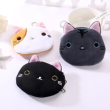 Cat Cartoon Pocket Purse Plush Coin Pouch Cat Cartoon Pocket Purse Plush Coin Pouch