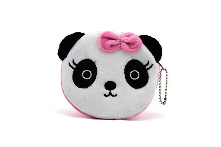 Cartoon Printed Plush Coin Purse With Zip Change Wallet Cartoon Printed Plush Coin Purse With Zip Change Wallet