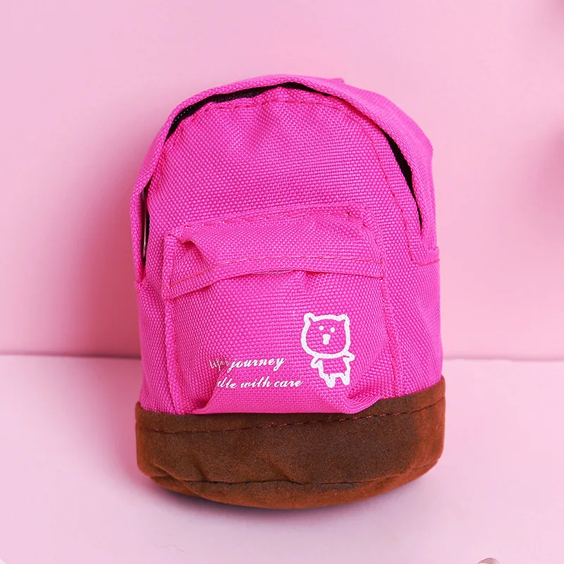 Kawaii Patchwork Oxford Mini Zipper Wallet