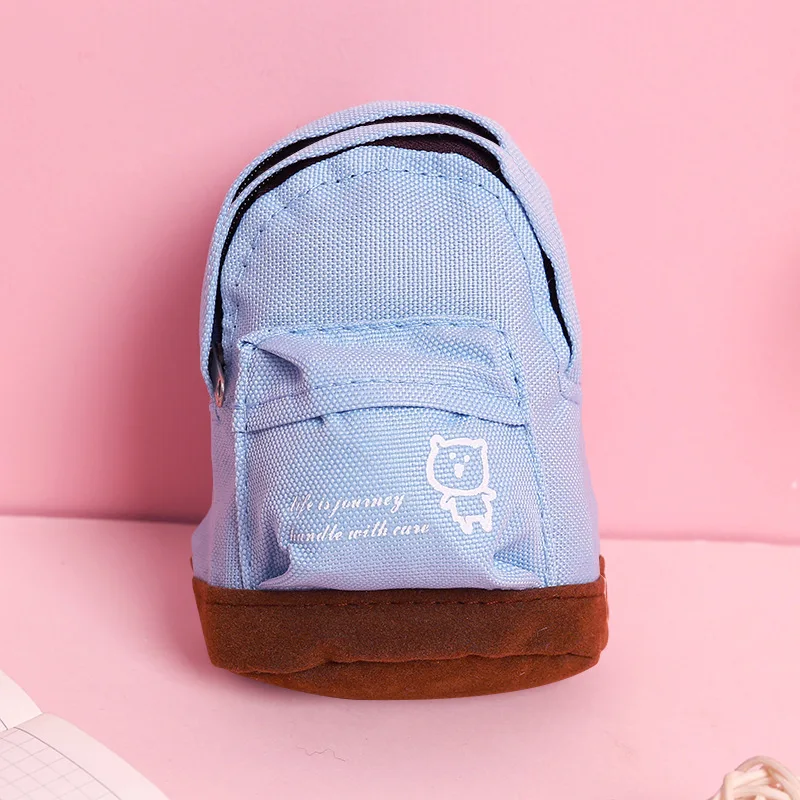 Kawaii Patchwork Oxford Mini Zipper Wallet