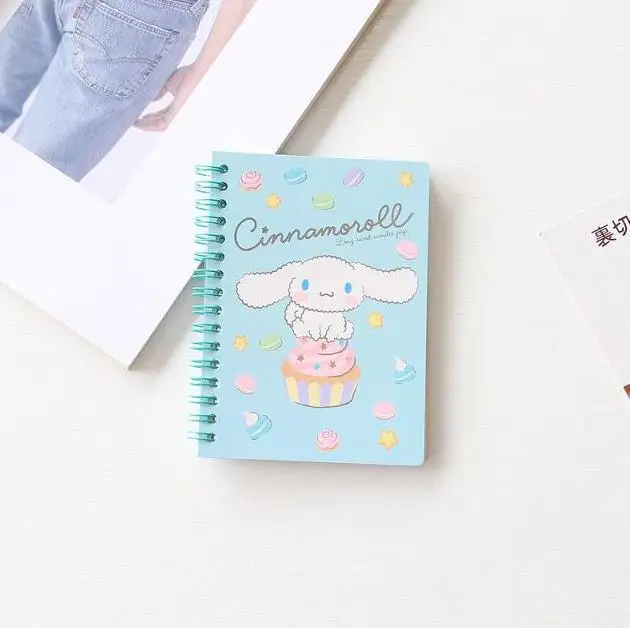 Cartoon My Melody & Cinnamoroll With Twin Star Spiral Coil Notebooks