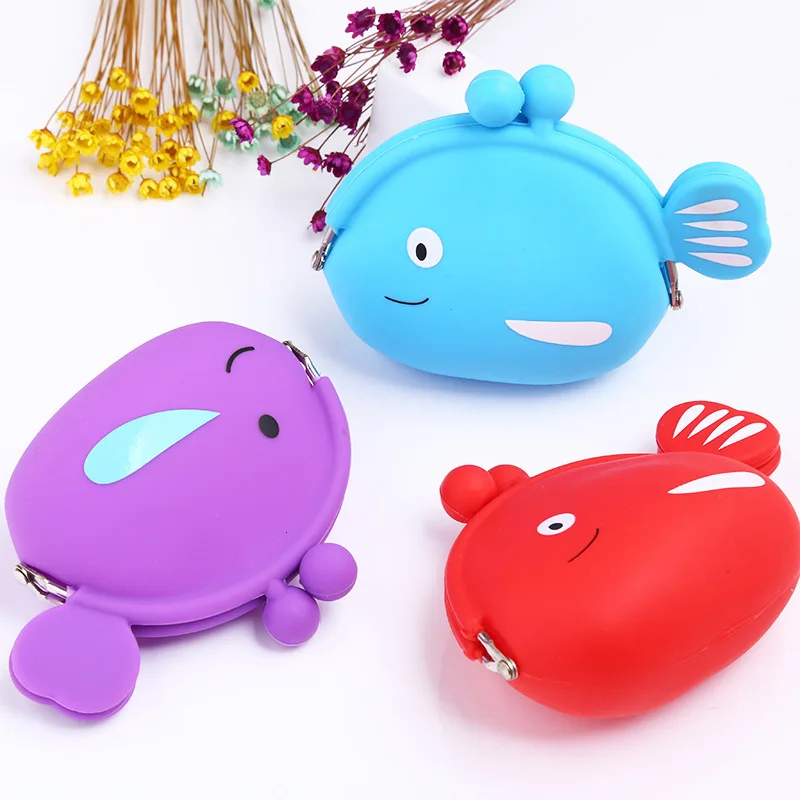 Cartoon Fish Design Coin Purse