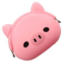 Animal Pig Cartoon Wallet Silicone Jelly Coin Bag Purse Animal Pig Cartoon Wallet Silicone Jelly Coin Bag Purse