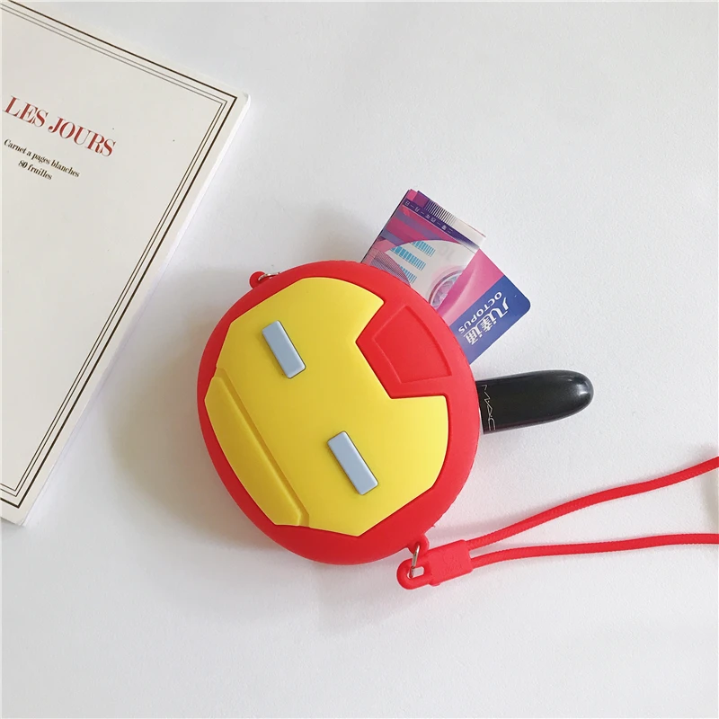 Mickey Cartoon Wallet Coin Pouch With Zipper Silica Gel Coin Purse