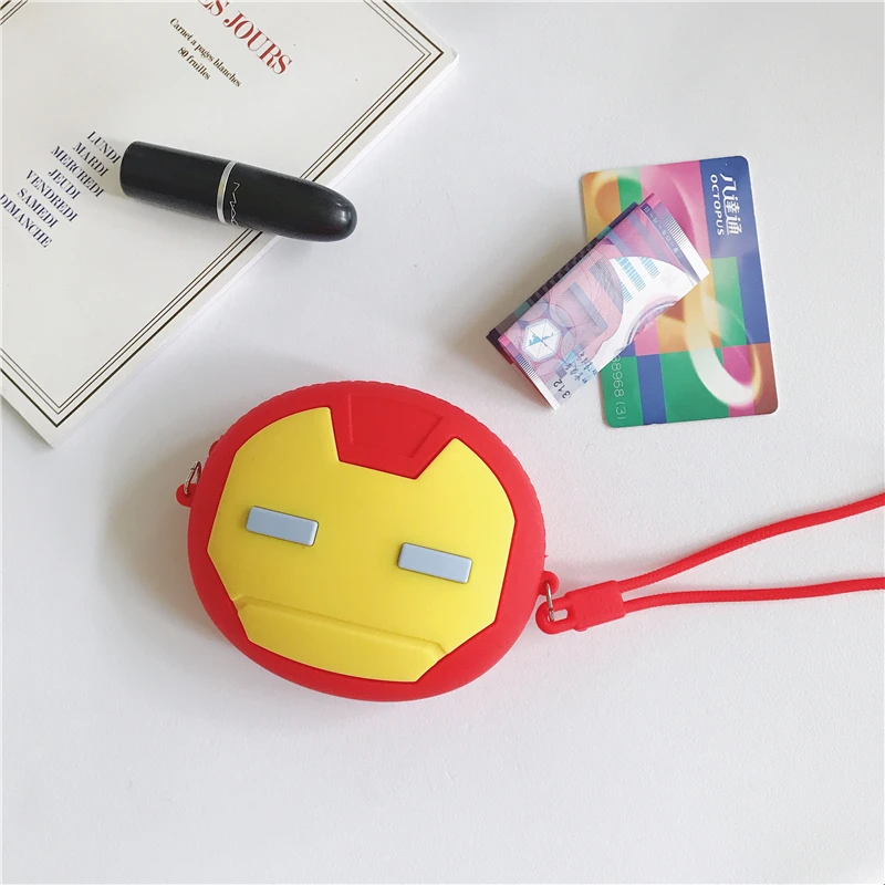 Mickey Cartoon Wallet Coin Pouch With Zipper Silica Gel Coin Purse