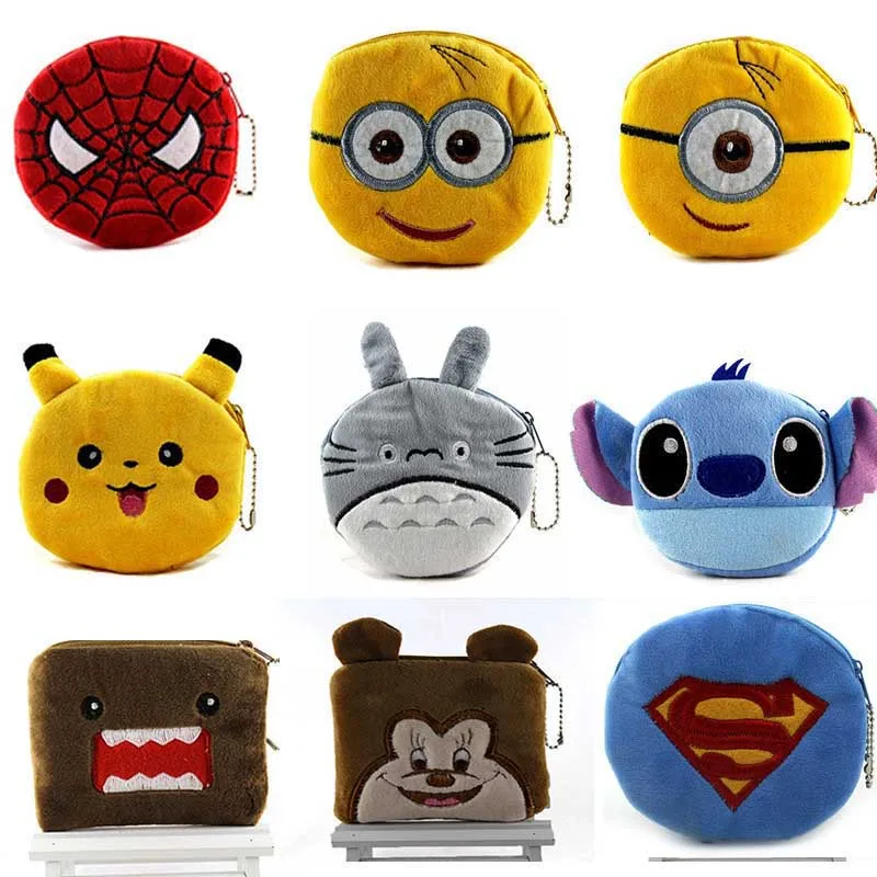 Spiderman Unicorn Cartoon Print Coin Purse