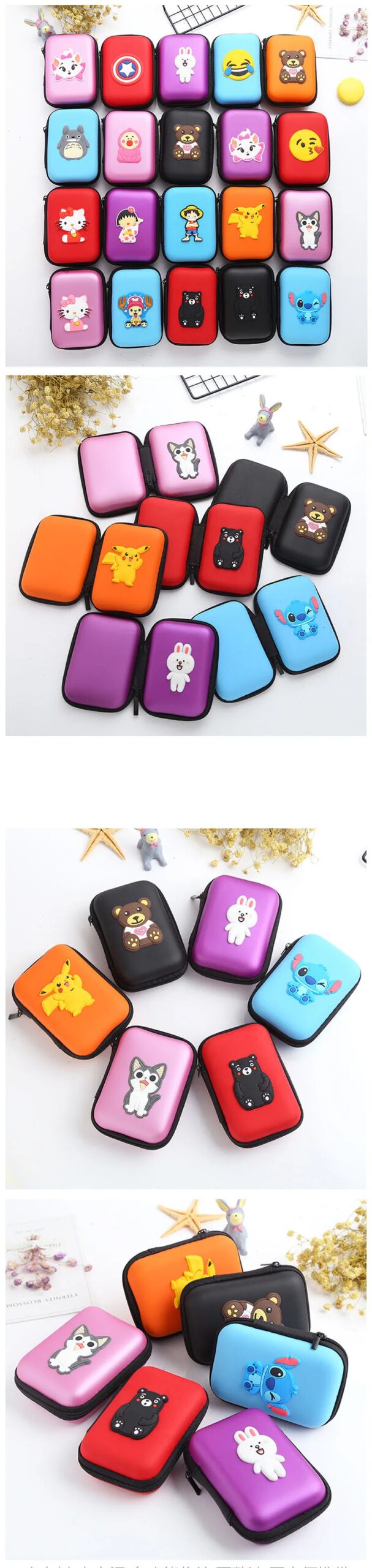 Anime Pokemon Pikachu Printed Coin Purse Anime Pokemon Pikachu Printed Coin Purse