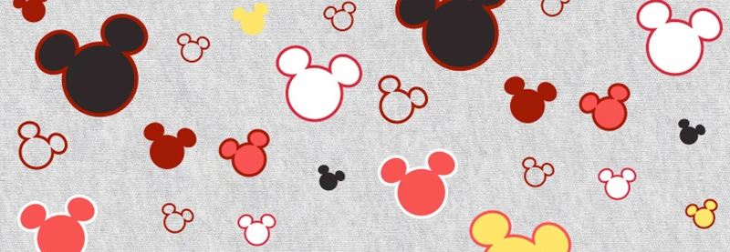 Kawaii Mickey Minnie Mouse Pattern Leather Coin Purse