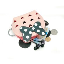 Kawaii Mickey Minnie Mouse Pattern Leather Coin Purse Kawaii Mickey Minnie Mouse Pattern Leather Coin Purse