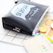 Cat Design Card Holder Short Wallet Cat Design Card Holder Short Wallet