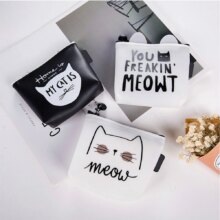 Cat Design Card Holder Short Wallet Cat Design Card Holder Short Wallet