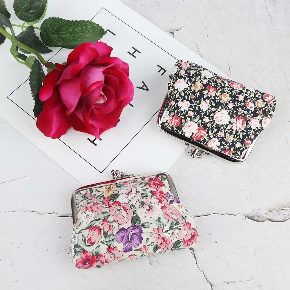 Kawaii Canvas Small Mini Wallet