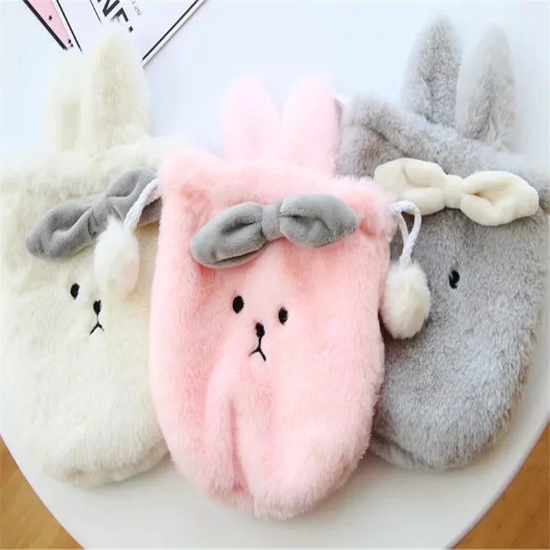 Cartoon Rabbit Kawaii Small Soft Plush Coin Pouch Cartoon Rabbit Kawaii Small Soft Plush Coin Pouch