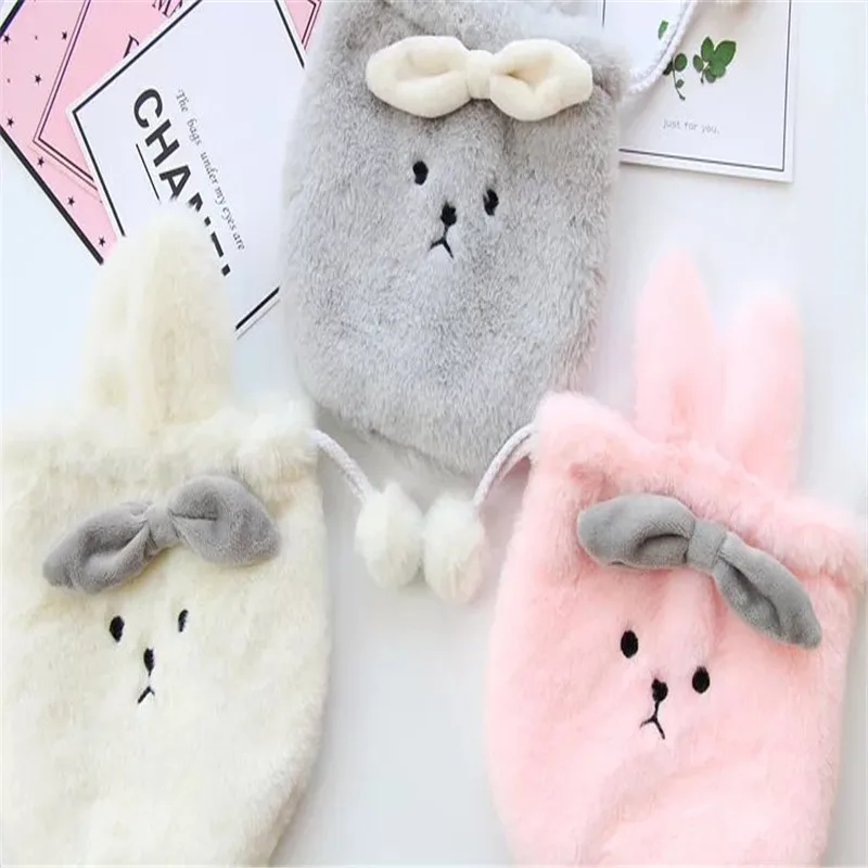 Cartoon Rabbit Kawaii Small Soft Plush Coin Pouch Cartoon Rabbit Kawaii Small Soft Plush Coin Pouch