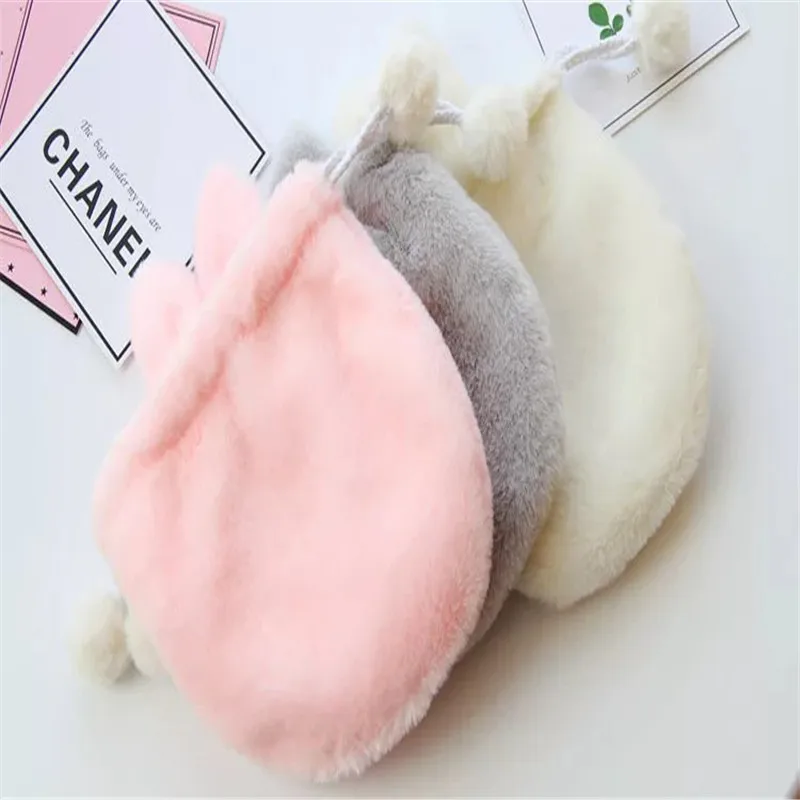 Cartoon Rabbit Kawaii Small Soft Plush Coin Pouch Cartoon Rabbit Kawaii Small Soft Plush Coin Pouch