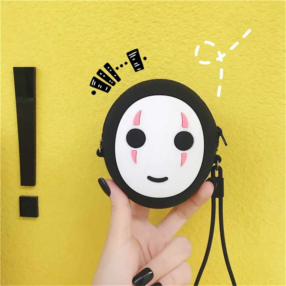 Kawaii Spirited Away Earphone Case Purse Wallet Pouch