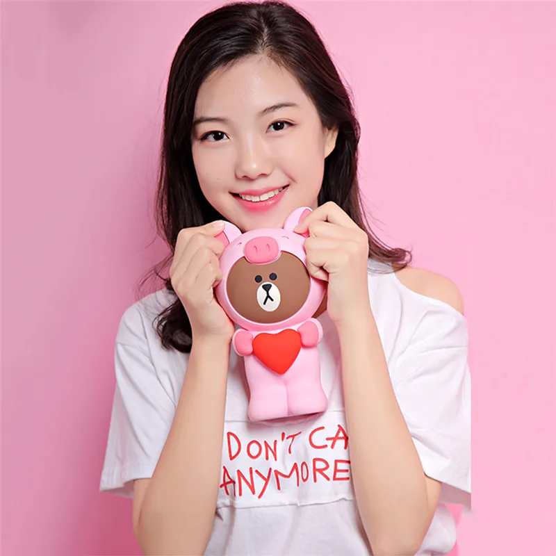 Pig Style Cartoon Silicone Coin Purse / Pencil Case