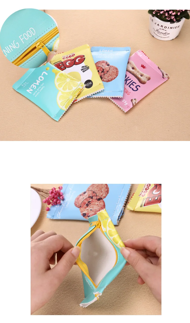 Kawaii Snack Style Coin Pouch