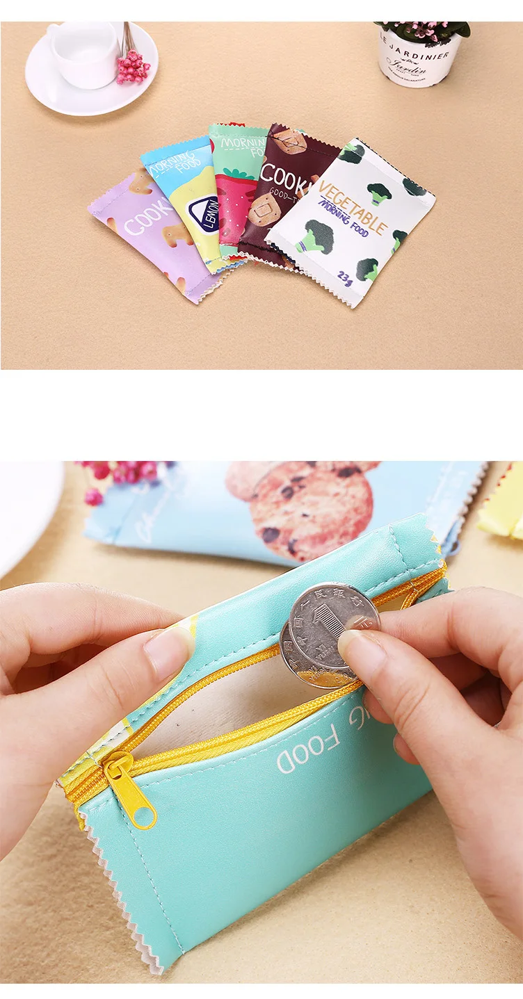 Kawaii Snack Style Coin Pouch
