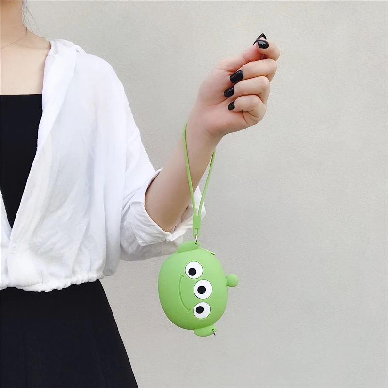 Kawaii Casual Silicone Waterproof Mini Coin Pouch 