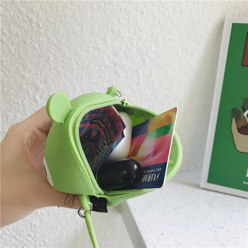 Kawaii Casual Silicone Waterproof Mini Coin Pouch 