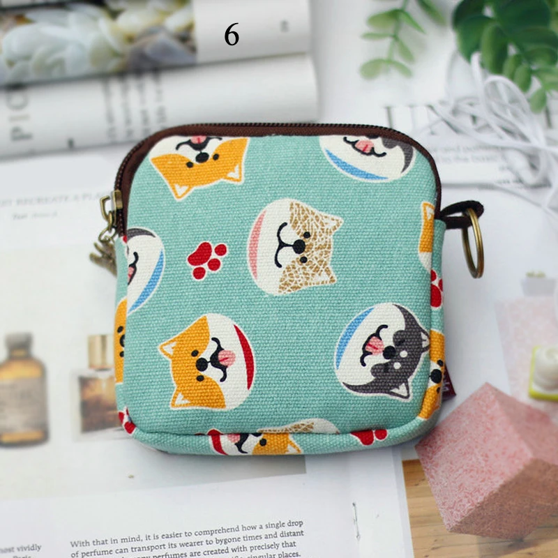 Cartoon Printed Mini Coin Purses