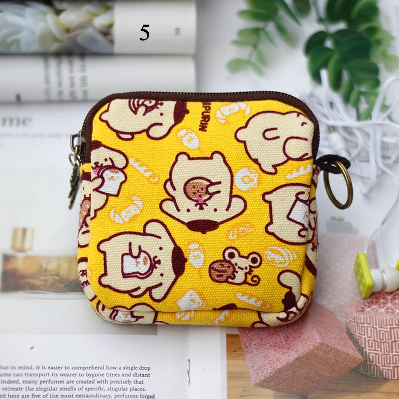 Cartoon Printed Mini Coin Purses