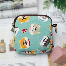 Cartoon Printed Mini Coin Purses Cartoon Printed Mini Coin Purses