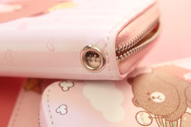 Cartoon Print Square Wallet