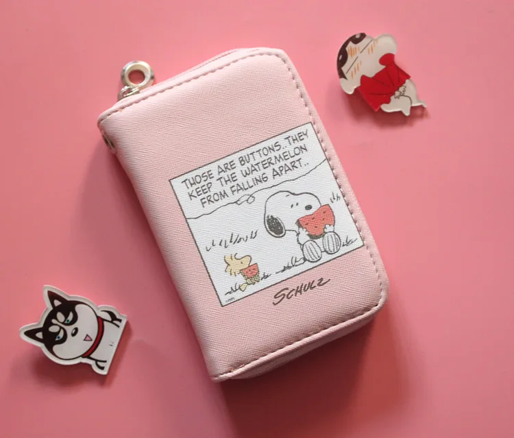 Cartoon Print Square Wallet