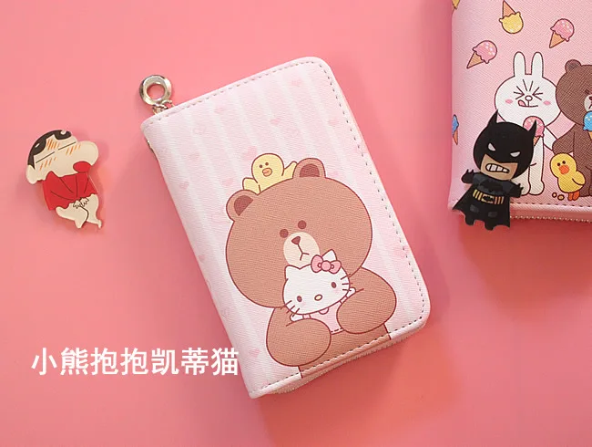Cartoon Print Square Wallet