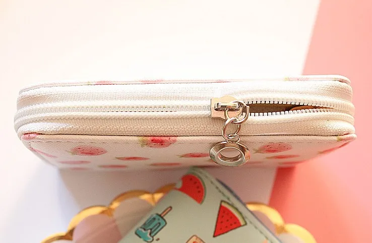 Cartoon Print Square Wallet